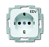 Busch & Jaeger 20 EUC/DV-214 SCHUKO� Steckdosen-Einsatz Mit Aufd