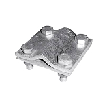 Mehrzweckklemme mit Gegenmutter M10fv, 8-10/8-10mm, fv