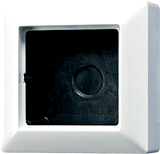 Jung AS581AWW AP-Kappe mit Rahmen 1-Fach