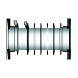 Lamellenrohr DN 100/300mm mitFl. RDS-LR100EVO