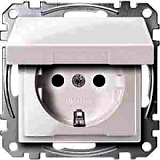 MERTEN MEG2310-0319 SCHUKO-STECKDOSE MIT KLAPPDECKEL POLARWEISS,