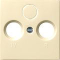 GIRA 086901 Abdeckung f�r TV/RF/SAT-Anschluss 2- und 3-Loch-Ausf