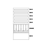 Z�hlerverteiler UP,3ZP,5NR,EVN,B810xH1535xT240mm 138043