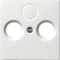 GIRA 086927 Abdeckung f�r TV/RF/SAT-Anschluss 2- und 3-Loch-Ausf