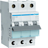 HAGER MCS332 LS-Schalter 3P 6kA C-32A QC 3M