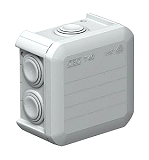 Kabelabzweigkasten m.Einfhrungen 90x90x52, PP lichtgrau BETTERMANN T 40