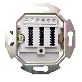 Telefondose Tdo Anschlussdose 3X10 UP RUTENBECK 10010064