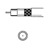 Koaxkabel 'Mini' 0.7/2.9/4.3mm,Spule 100m
