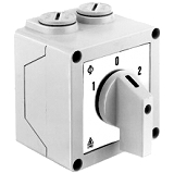 Umschalter m.0 20A,2pol.,'1-0-2',60Grad,AP-Geh.IP42 KRAUS&NAIMER