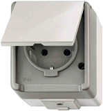 Delta Flaeche Schuko-Steckdose 1fach SIEMENS LP 5UB4711