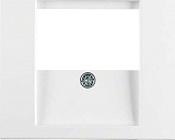 S.1/B.x Zentralst�ck f�r TDO-Anschlussdosen, pw matt BERKER