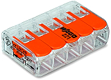 WAGO 221-415 5-Leiter-Klemme 0,14...4 mm� 25 stk.