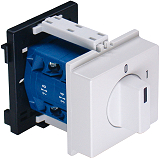 KRAUS&NAIMER CG8 A210 VE21*F085 Umschalter m.0 20A,1pol.'Hand-0-Auto',60Grad,REG 45mm