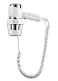 Haarf�n mit Wandhalterung 1200W ein/aus Druckschalter wei�