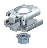 Sto�stellenverbinder f�r Gitterrinne Stahl galvanisch verzinkt 20 St�ck