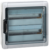 Feuchtraumverteiler Plexo�, Aufputz, IP65-IK09, 2-reihig, 36