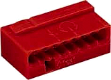 8-Leiter-Micro-Dosenklemme 0,5-0,8mm rot