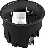 Montagetrger fr GES R2 mit 2fach VDE Polyamid graphitschwa