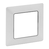 Valena Life 1-fach Rahmen Farbe: Ultrawei�/Chrom