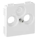 Valena Life Abdeckung f�r TV+R-SAT (30mm Hirschmann). Farbe: