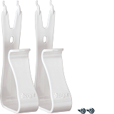 Multimedia-Ger�tehalter, wei�,2-teilig, Kunststoff