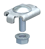 Klemmst�ck f�r Gitterrinnenbefestigung Stahl galvanisch verzinkt 20 St�ck