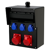 Wandverteiler Vollgummi Baureihe SALZBURG BV 32/5 16/5 3xSSD