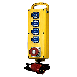 Evergum Steckdosenleiste 4xSSTD 1X16/5 +2M Kabel