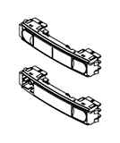 Classic Doppeltaster Alu-silber/grau