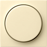 GIRA 065001 Abdeckung mit Knopf f�r Dimmer - cremewei� gl�nzend