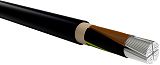 PVC-isolierte Kabel mit Aluminiumleiter E-AYY 4X120 SM SW Eca 1m