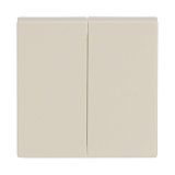 Wippe 2-fach f�r Serienschalter elfenbeinwei� - Plattform 63