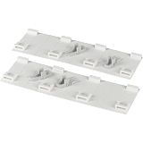 Leerplatzabdeckung f�r 45 MM Ausschnitte, verriegelbar, 2 x