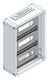 AP-Installations-Flachverteiler, 30TE o.RW, B350xH505xT130mm