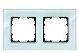 DELTA miro Rahmen 2-fach Echtmaterial Glas kristallgr�n Abme