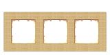 DELTA miro Rahmen 3-fach Echtmaterial Holz Holzart buche Abm