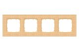 DELTA miro Rahmen 4-fach Echtmaterial Holz Holzart buche Abm