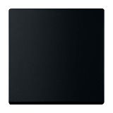Wippe 1-fach f�r Schalter/Taster schwarz matt - Plattform 63