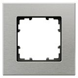 DELTA miro Aluminium natur Rahmen 1-fach