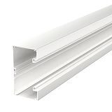 Ger�teeinbaukanal symmetrisch70x130x2000 Aluminium reinwei�