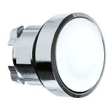 Drucktaster, Frontelement, XB4, Metall, 22mm, wei�, tastend