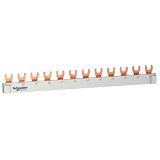 Phasenschiene Gabel, 2P, 12 TE, 63A, abl�ngbar
