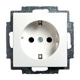 SCHUKO Steckdosen-Einsatz alpinwei� - balance�SI