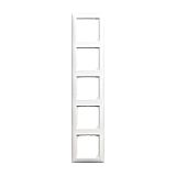 Abdeckrahmen 5-fach alpinwei�- Busch-balance�SI