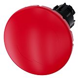 Not-Halt-Pilzdrucktaster, 22mm, rund, Kunststoff, rot, 60mm,