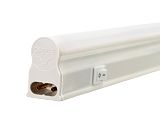 LED E T5 batten 900 11W S 3000K BL Lichtleiste m Schalter