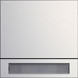 Ruftastenmodul 1f System 106 Aluminium
