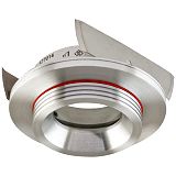 Decken-EBL rund alu IP44 GX5,3max. 50W 12V