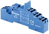 Fassung mit Push-In-Anschl�ssen, f�r Relais 40.52, 40.61 ode