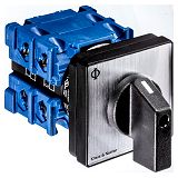 Umschalter m.0,3polig,60�,4-Lochbef.